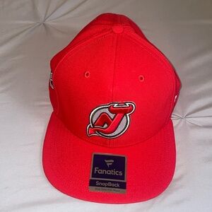 NWT Red SnapBack New Jersey Devils Hat